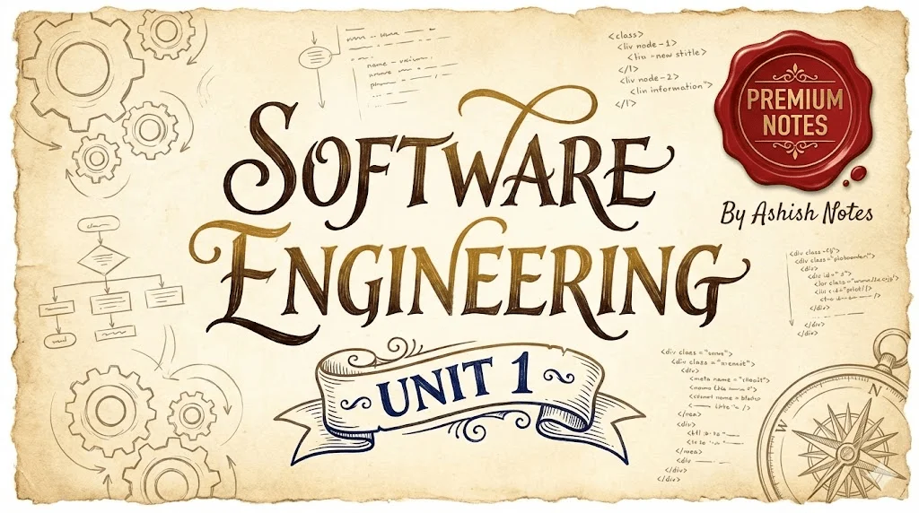 Software Engineering Premium Notes 2026 | KMCLU Lucknow Complete Handwritten Notes PDF