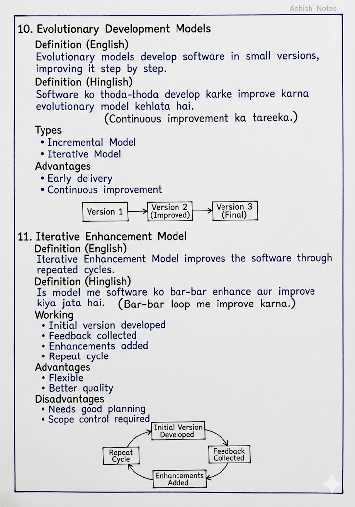 Software Engineering Premium Notes Kmclu Lucnow