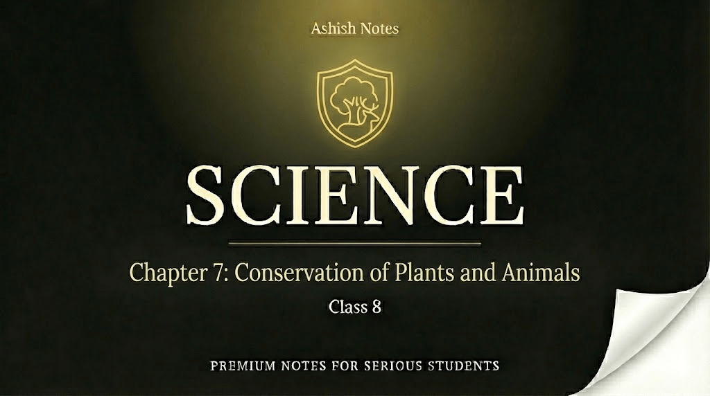 Conservation of Plants and Animals Class 8 Notes