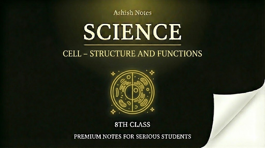 Cell – Structure and Functions Class 8 Notes