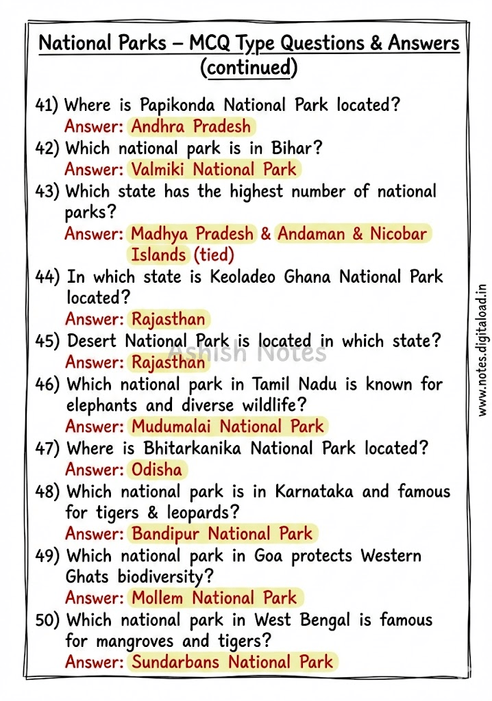 Complete Static GK Notes for UP Constable